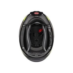 AGV TourModular Kask Perception Mat Siyah Fluo Sarı
