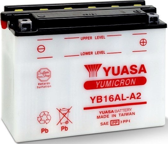 Yuasa Akü YU-YB16AL-A2 (DC) 12V 16A Kuru Şarjlı