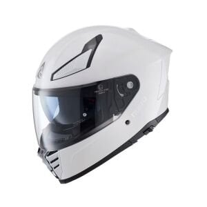 Nukrohelmet YM-853 Güneş Vizörlü Kapalı Kask Beyaz