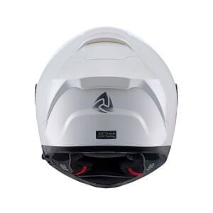 Nukrohelmet YM-853 Güneş Vizörlü Kapalı Kask Beyaz