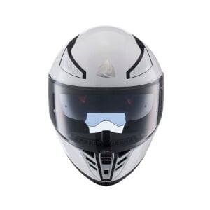 Nukrohelmet YM-853 Güneş Vizörlü Kapalı Kask Beyaz