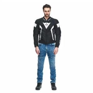 Dainese Avro 5 Tex Ceket Siyah - Beyaz