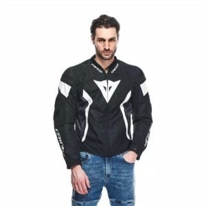Dainese Avro 5 Tex Ceket Siyah - Beyaz