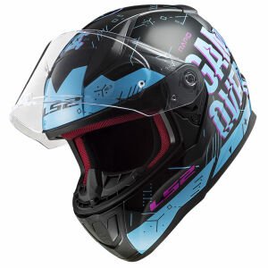Ls2 Rapid Player Siyah Mavi Kask