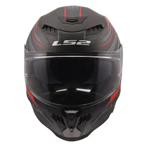 LS2 Dragon Karbon Subıc Kırmızı Kask