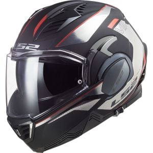 LS2 Valiant 2 Kask Hub Siyah Krom