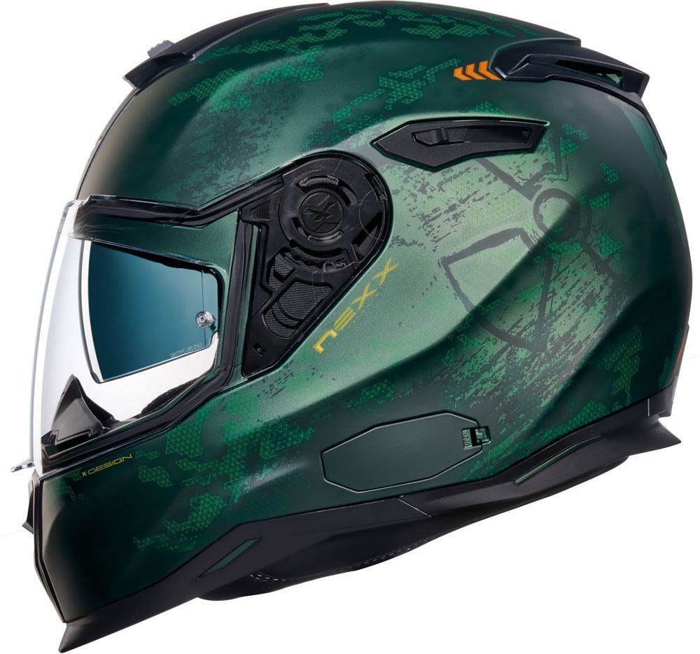 Nexx Sx.100 Kask Toxic Mat Yeşil | 2018 Nexx Kapalı Kasklar