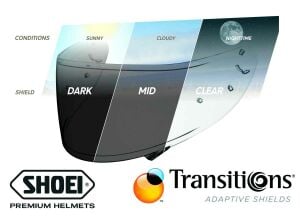 SHOEI Cwr-F2 Photocromic Kask Camı (Nxr 2 - X-Spirit Pro)