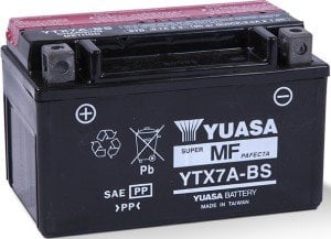 Yuasa Akü YU-YTX7A-BS (CP) 12V 6A Asit Paketli