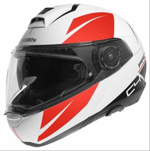 Schuberth C4 Pro Kask Merak White Schuberth C4 Pro Kask Merak White XL