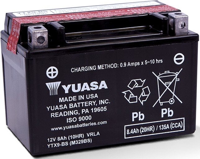 Yuasa Akü YU-YTX9-BS (CP) 12V 8A Asit Paketli