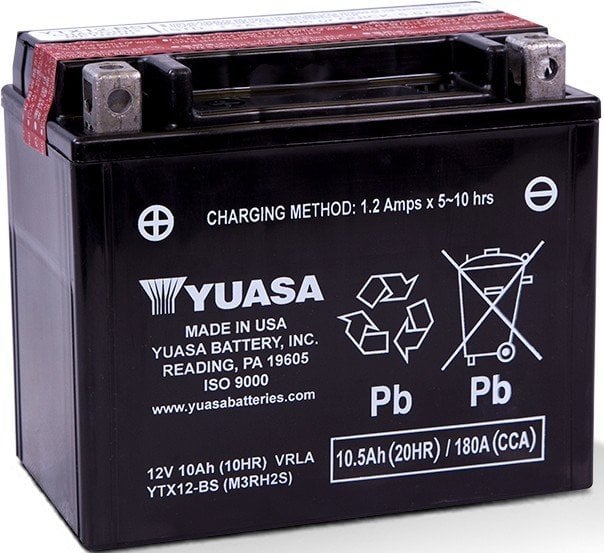 Yuasa Akü YU-YTX12-BS (CP) 12V 10A Asit Paketli