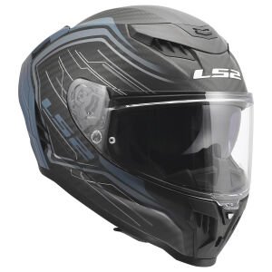 LS2 Dragon Karbon Subıc Mat Mavi Petrol Kask