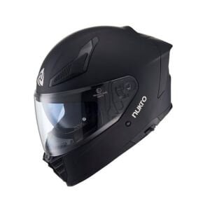 Nukrohelmet YM-853 Güneş Vizörlü Kapalı Kask Mat Siyah