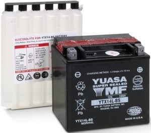 Yuasa Akü YU-YTX14L-BS (CP) 12V 12A Asit Paketli