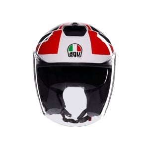 AGV Irides Tolosa Black Grey Red Açık Kask