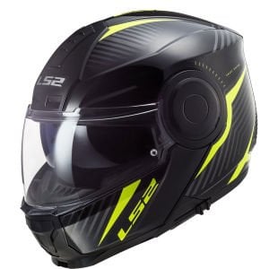 Ls2 Scope Skid Kask Siyah Neon Sarı