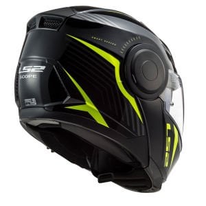 Ls2 Scope Skid Kask Siyah Neon Sarı