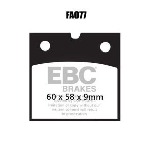 EBC FA077 Organik Fren Balatası