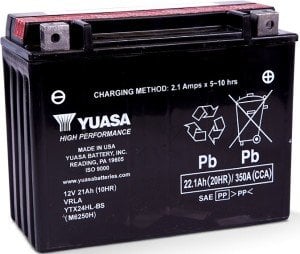 Yuasa Akü YU-YTX24HL-BS (CP) 12V 21A Asit Paketli