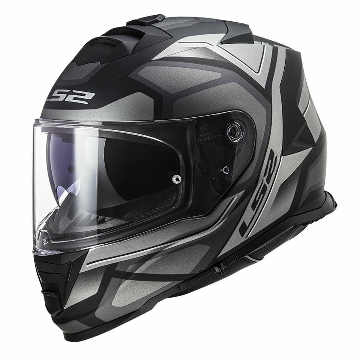 Ls2 Storm 2 Kask Faster Mat Titanium