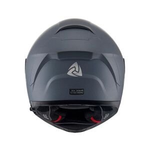 Nukrohelmet YM-853 Güneş Vizörlü Kapalı Kask Mat Gümüş