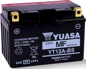 Yuasa Akü YU-YT12A-BS (CP) 12V 10A Asit Paketli