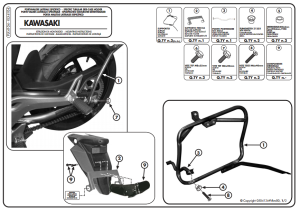 Kappa KLX4104 Kawasaki ER-6N Yan Çanta Demiri