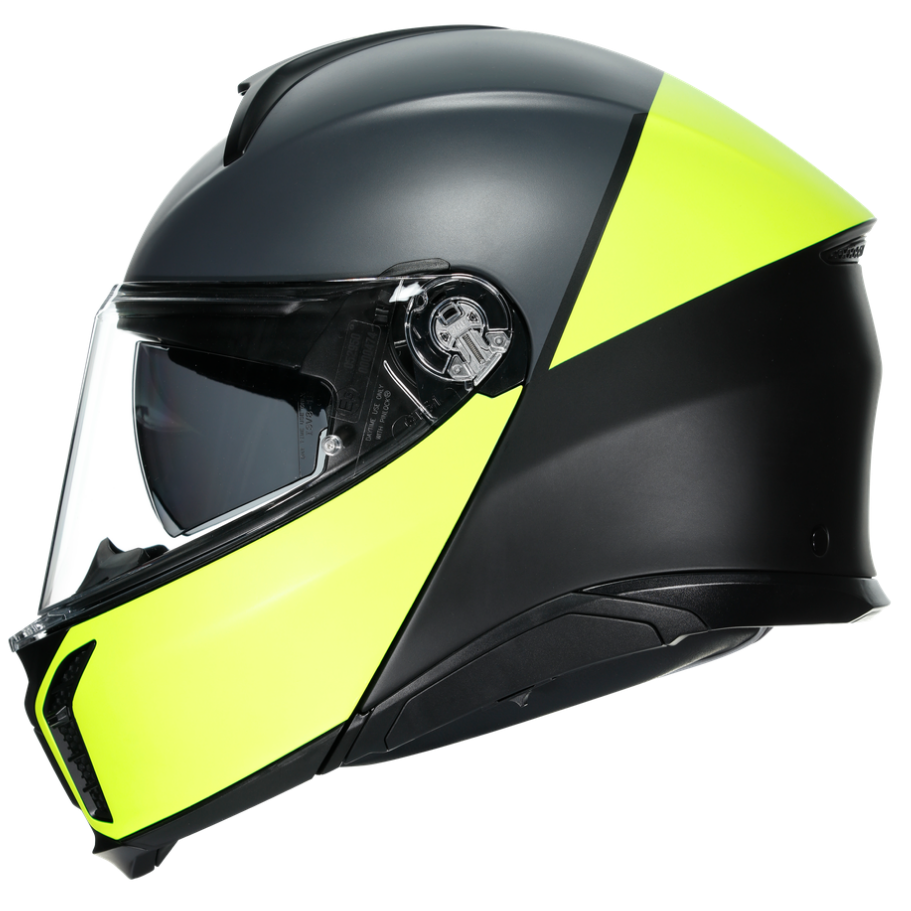 AGV TourModular Kask Balance Matt Black Yellow