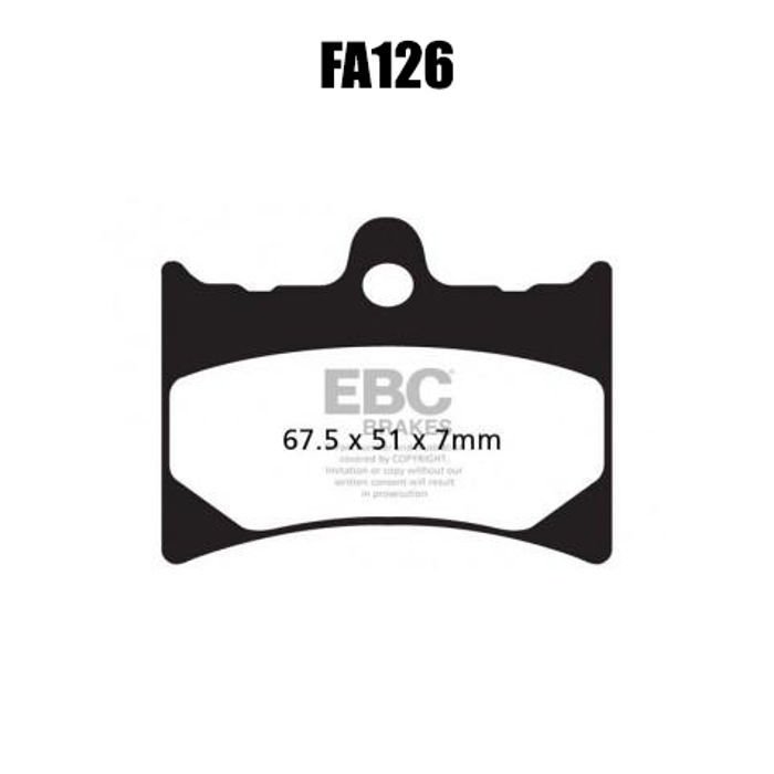 EBC FA126 Organik Fren Balatası