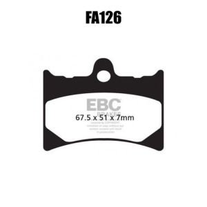 EBC FA126 Organik Fren Balatası
