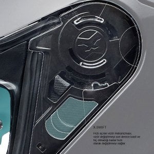 Nexx Sx.100R Kask Skidder Mat Siyah Gri