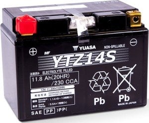 Yuasa Akü YU-YTZ14S (WC) 12V 11,2A Sulu Şarjlı