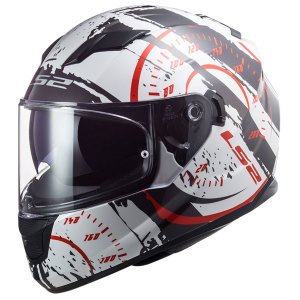 Ls2 Stream Evo Kask Tacho Beyaz Siyah Kırmızı Ls2 Stream Evo Kask Tacho Beyaz Siyah Kırmızı L