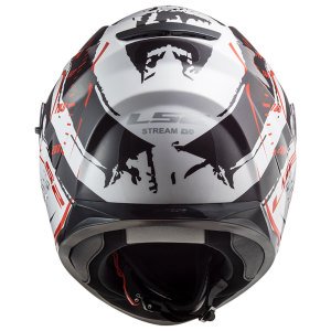 Ls2 Stream Evo Kask Tacho Beyaz Siyah Kırmızı Ls2 Stream Evo Kask Tacho Beyaz Siyah Kırmızı L