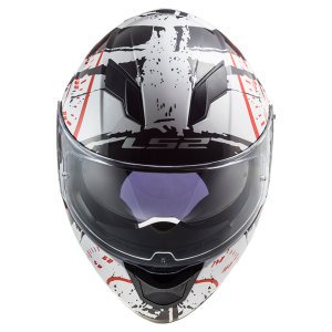 Ls2 Stream Evo Kask Tacho Beyaz Siyah Kırmızı Ls2 Stream Evo Kask Tacho Beyaz Siyah Kırmızı L