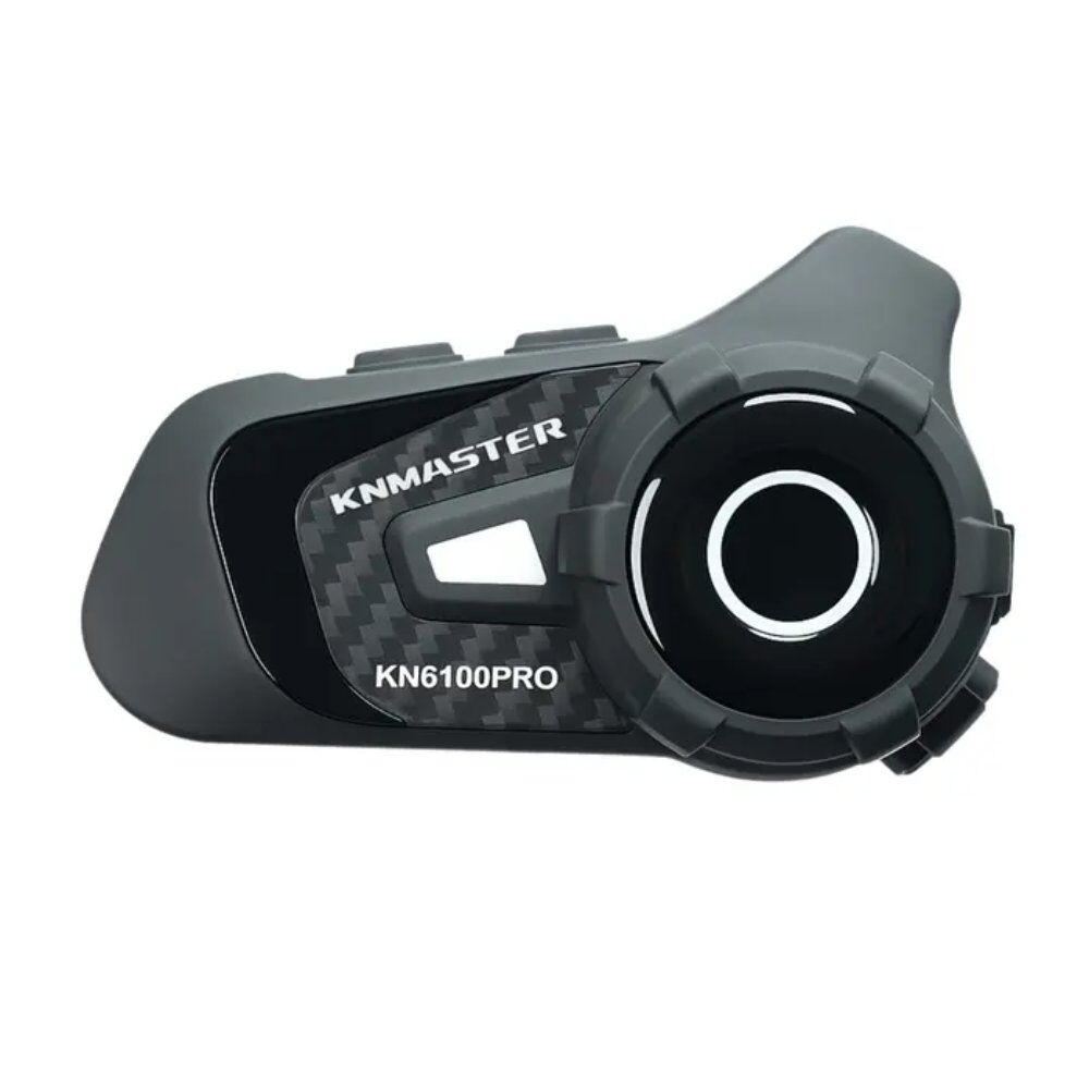 KNMASTER KN6100 PRO Kask İnterkom Seti Siyah Tekli
