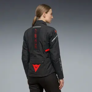 Dainese Tempest 4 D-Dry Kadın Mont Siyah Kırmızı