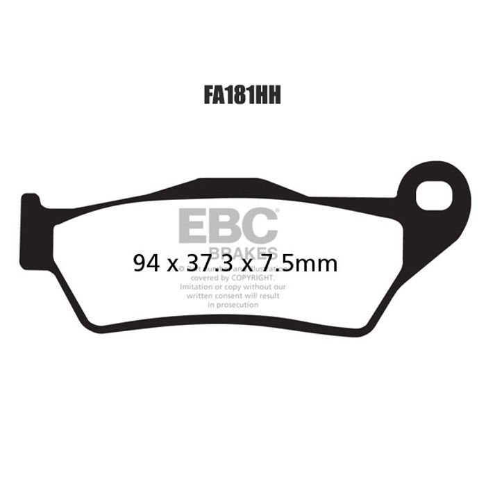 EBC FA181HH Double H Sinter Fren Balatası