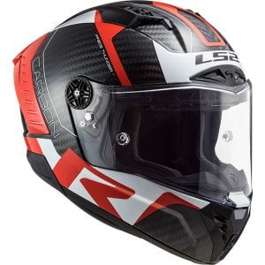 Ls2 Thunder Racing 1 Kask Kırmızı Beyaz