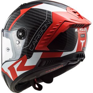 Ls2 Thunder Racing 1 Kask Kırmızı Beyaz