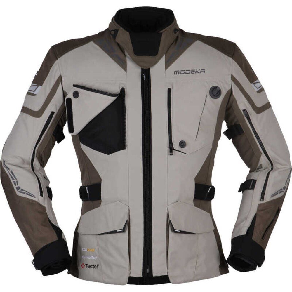 Modeka Panamericana II Waterproof Ceket Haki Bej
