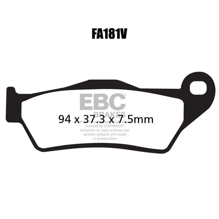 EBC FA181V Yarı Sinterli Fren Balatası