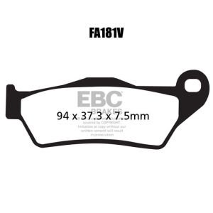 EBC FA181V Yarı Sinterli Fren Balatası