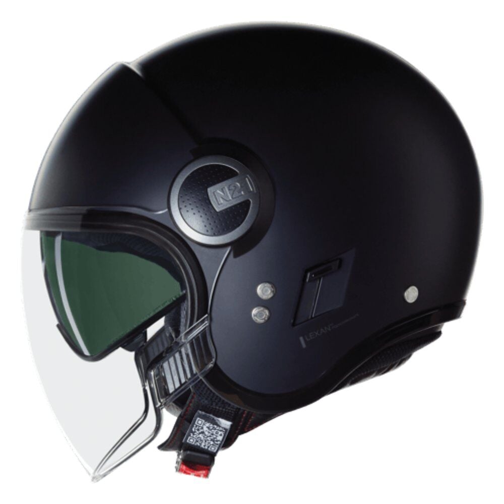 Nolan N21 Visor 06 Classico 302 Vizörlü Açık Kask Mat Siyah
