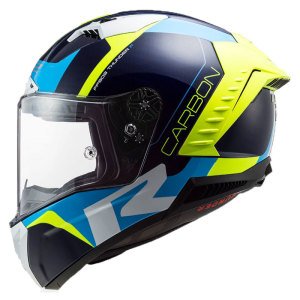 Ls2 Thunder Racing 1 Kask Mavi Sarı