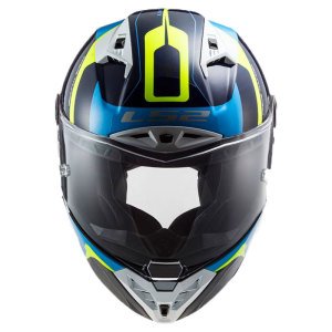 Ls2 Thunder Racing 1 Kask Mavi Sarı