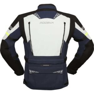 Modeka Panamericana II Waterproof Ceket Mavi Açık Gri