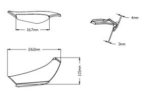 Puig 20297N Yamaha YZF-R1 Spoiler