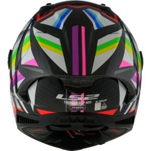LS2 Thunder Karbon Gp Aero Flash Siyah Kask
